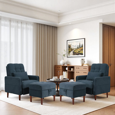 Chaise d'appoint rembourrée