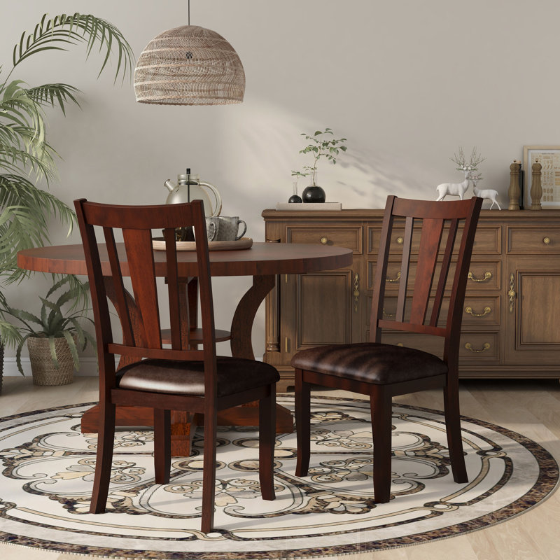 Chaise de salle à manger rembourrée Bransford