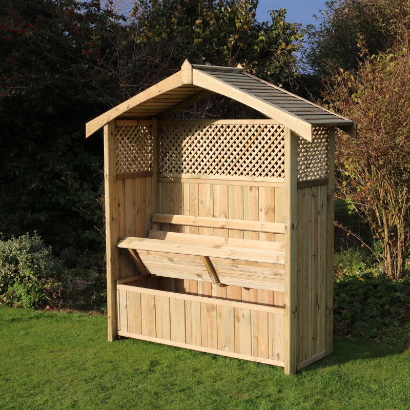 Millville Solid Wood Outdoor Bench