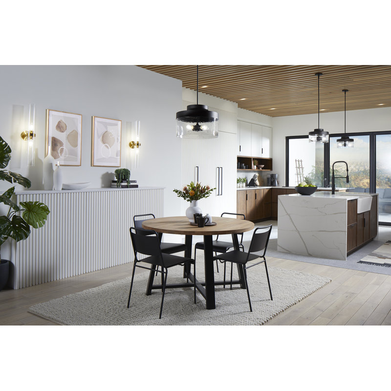 Purist 4-Light Xl Pendant, Matte Black