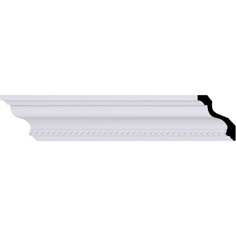 Moulure couronnée H 3 po x P 2 1/2 po x F 4 po x L 94 1/2 po