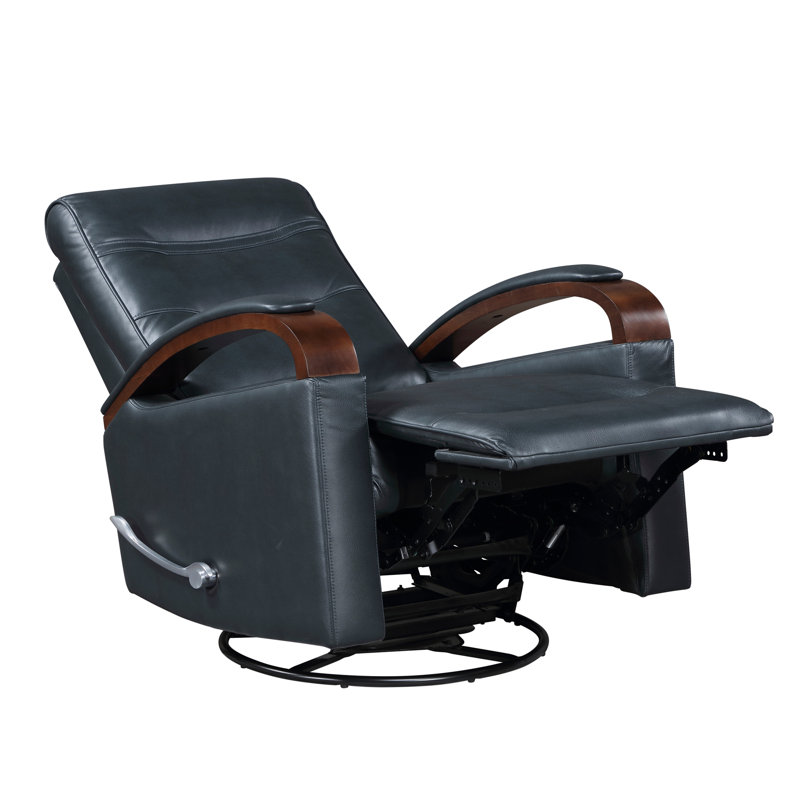Swivel Gliding Recliner, Navy