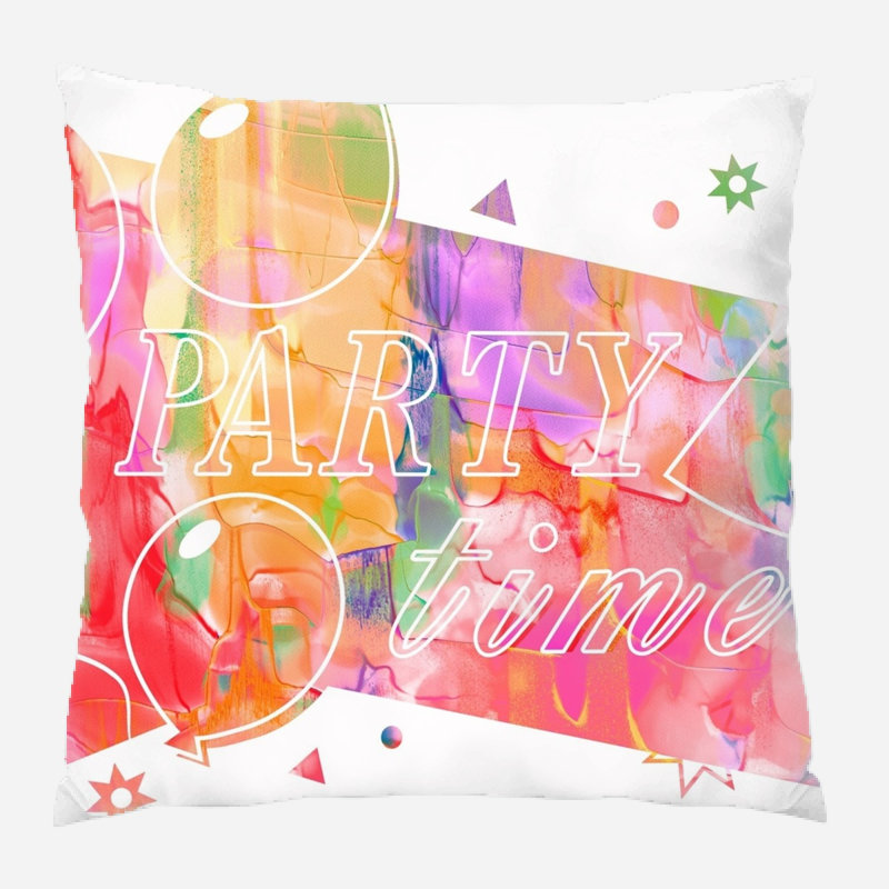 Coussin watercolour, Microsuède, Intérieur