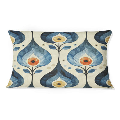 Coussin lombaire orange Midcentury Charm I - Midcentury