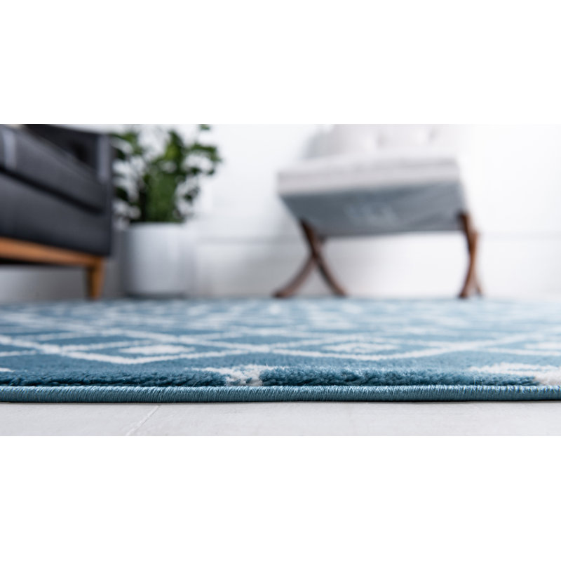 Moroccan Area Rug, Square 183cm