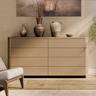 Alassane 71'' W 8-Drawer Homsee Orbis Dresser With Spacious Storage 