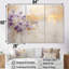 Geier - Ensemble d'art mural sur toile Violets-107768897-107768898