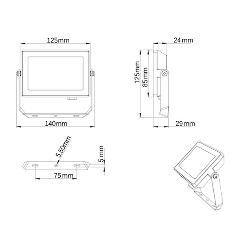LED Projectline Flood Light