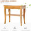 Long tabouret de spa avec rangement - crée un pampering
