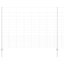 Fence with Post Segment Outdoor Barrier Garden Terrace Divider Boundary-1357473581