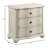 HELENE THREE DRAWER NIGHTSTAND - CRÈME