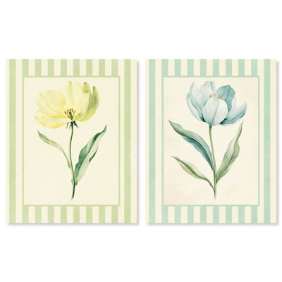 «Sunny Days Duo», reproduction d'art sur toile par Art Remedy, tendue sur châssis, 16 x 20