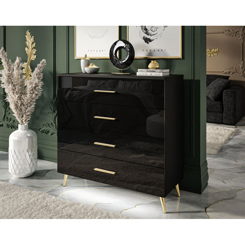 Khronos 95 cm W Chest of 4 Drawers