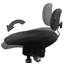Backed Adjustable Height Ergonomic Stool with Footrest