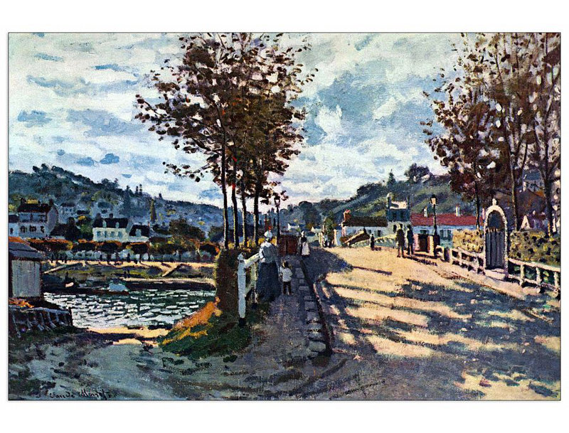 Claude Monet - Wrapped Canvas Painting, 60cm H x 90cm W x 1.8cm D