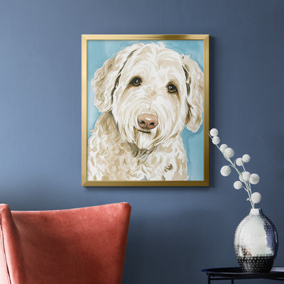 Labradoodle I Premium Framed Canvas - Ready to Hang
