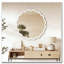 Miroir décoratif rond en bois massif Wavy-837163598-837163585