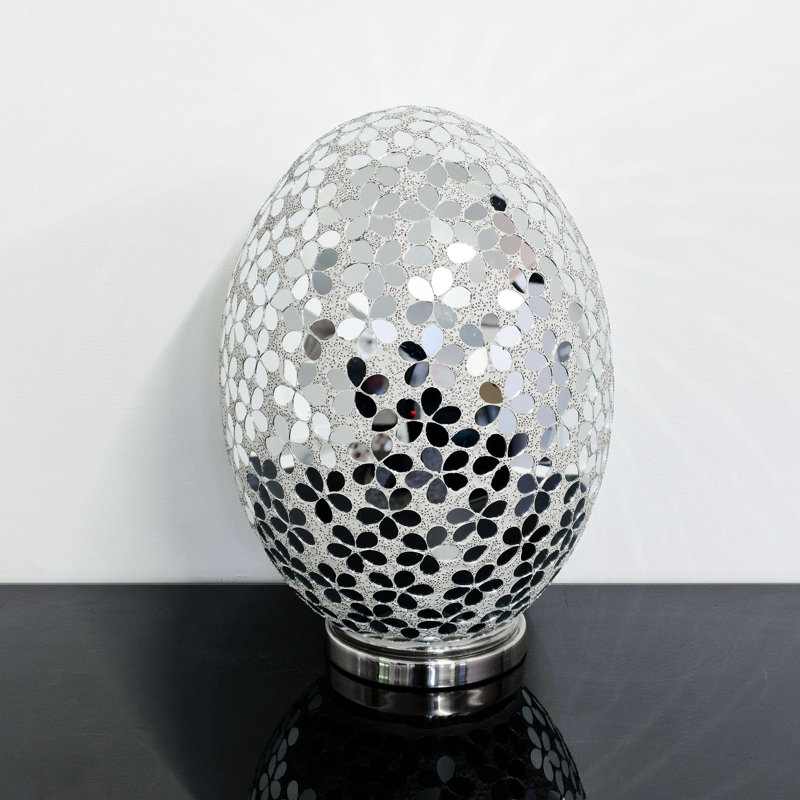 Hanstrom Metal Novelty Lamp, Mirrored