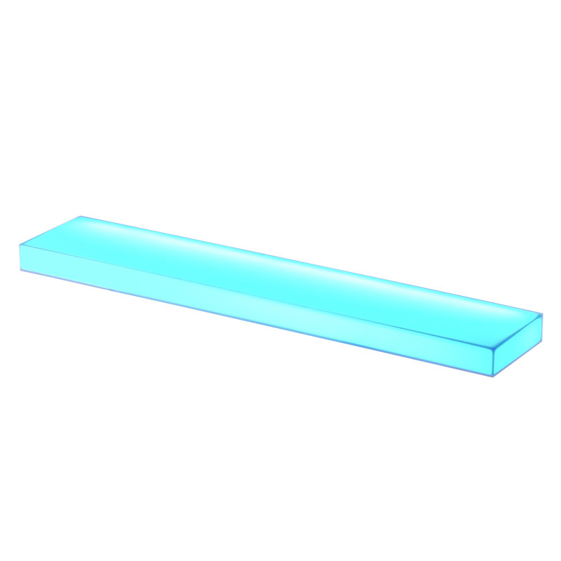 Wrought Studio Wall Mounted LED Lighted Liquor Bottle Display Home Bar Shelf 1-Step, 1.26" H x 23.62" W x 4.49" D