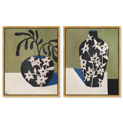 Noir Vase Set Set by Oliver Gal