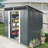 Spacious 6 X 5Ft Outdoor Metal Storage Unit With Transparent Plate & Ground Separation - For Lawn 6Ft Facility Lockable Sliding Doors Sunlight Entry Garden Equipment-122098288