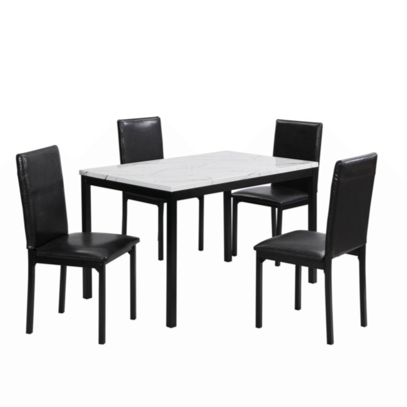 Ensemble repas pour 4 personnes Jem, Noir, Noir