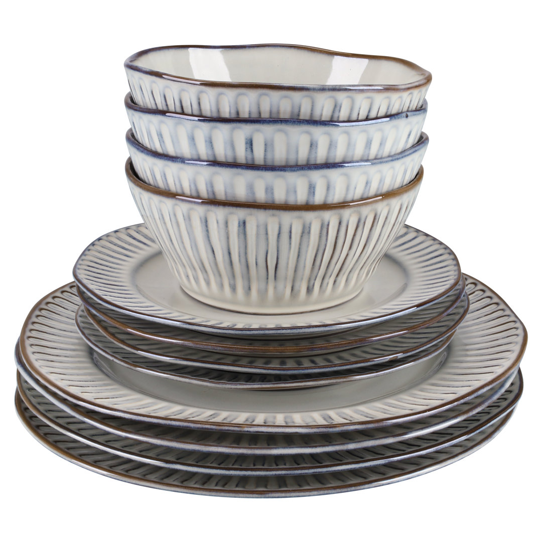 BIA Cordon Bleu Colonnade Dinnerware Set (Set of 12) BIA Cordon Bleu