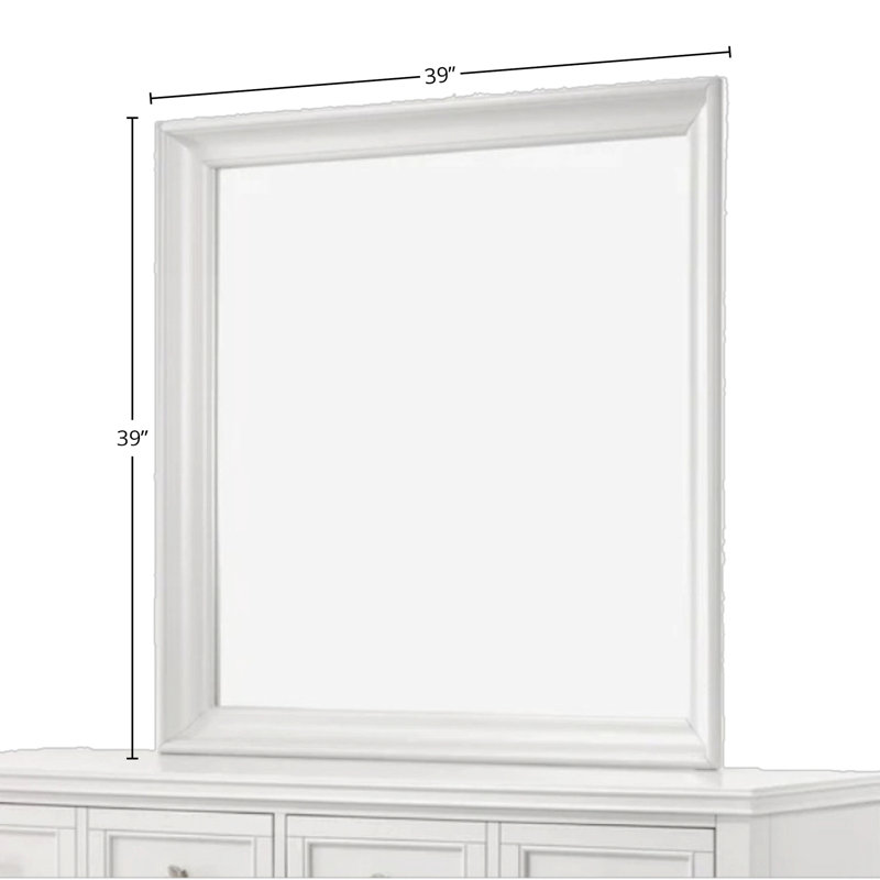 Miroir carré pour commode