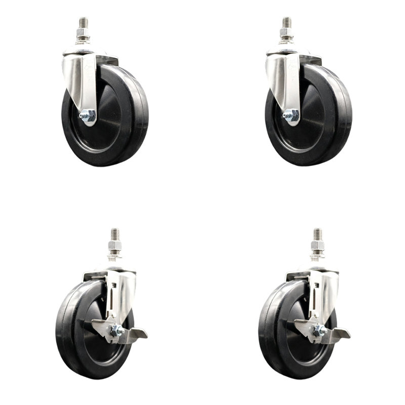 Soft Rubber Casters