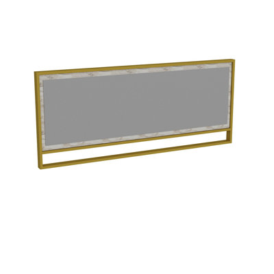 Blanco Wood Flat Wall Mirror