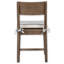 Birch Lane Twisted Band Marine 2" Textured Stripe Dining Chair Seat Pad with Ties