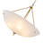 4-Light Alabaster Glass Chandelier