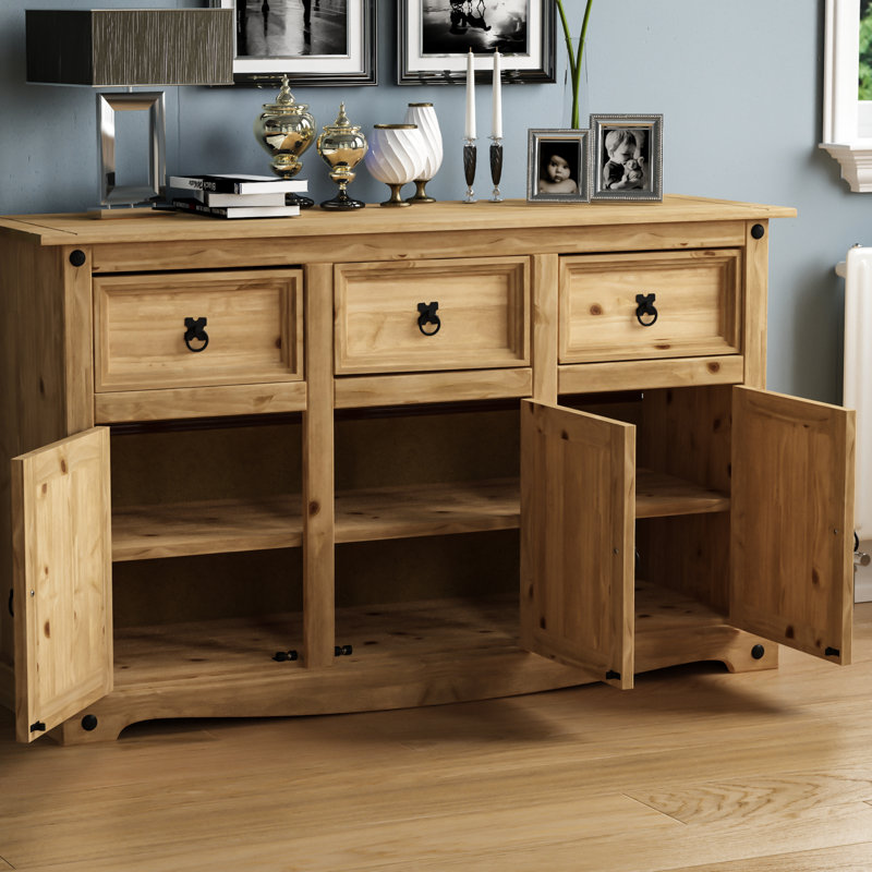 Doe 125cm Solid Wood Sideboard
