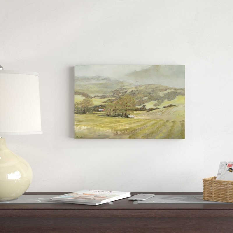 Gracie Oaks Spring Vineyard On Canvas by Silvia Rutledge Painting ...