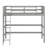 Wood Loft Bed With Ladder-533479508