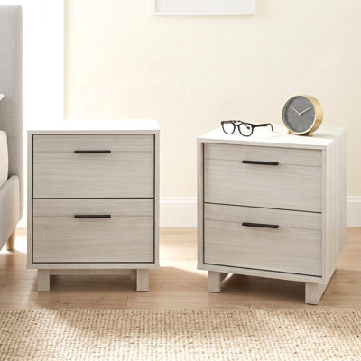 Aderyn 18.5" W Nightstand with 2 Drawers