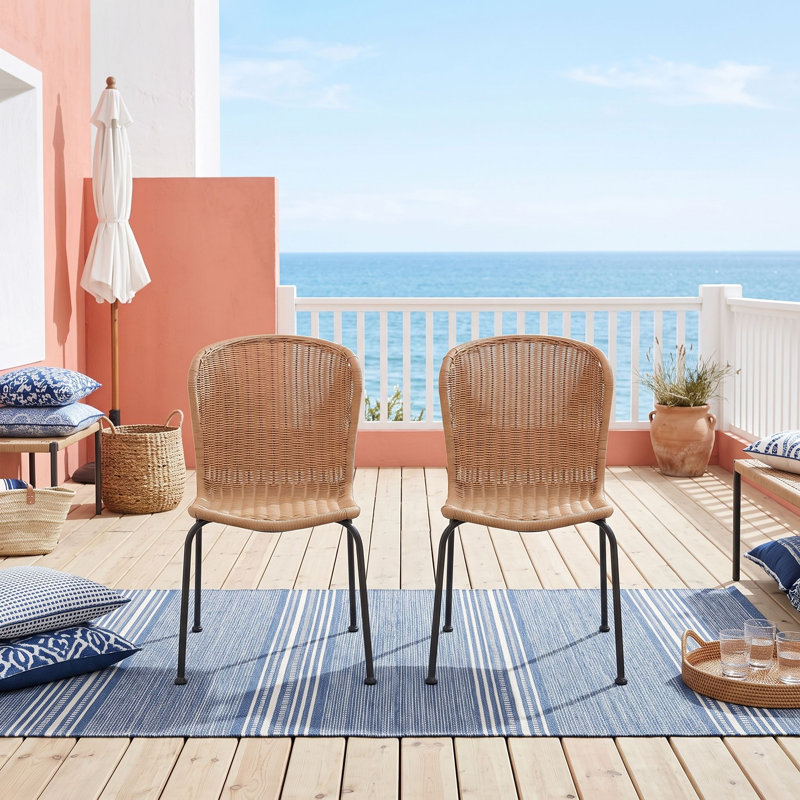 Boho Rattan Chair Set