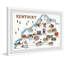 «White Kentucky Spots» par - peinture encadrée-1498498642