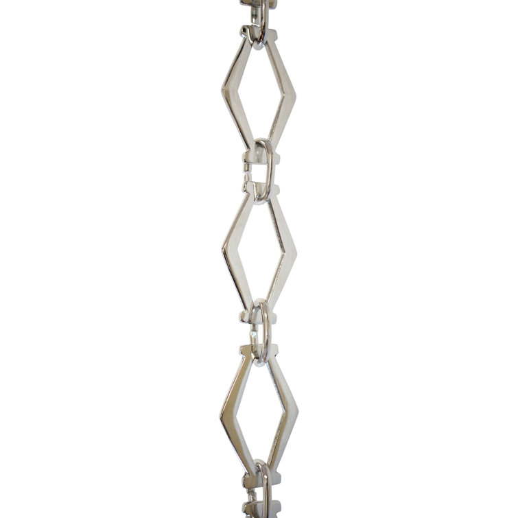 Hexagonal Un-Welded Link Plain Solid Brass Chain or Chain Break