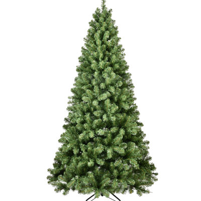 Arbre de Noël de 7 pi avec 400 lumières Ul, 1072 pointes, conception, base en métal pour le fil de la mémoire des Fêtes, installation de petits espaces lourds
