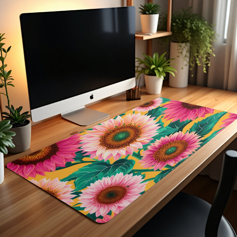 Polyester Desk Pad, 14.4x12.1