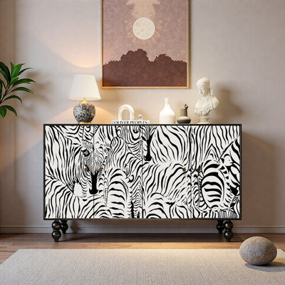 French Retro Minimalist Style Sideboard