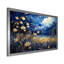 Coquelicots bleu marine - prairie, art mural-97058636-97058637