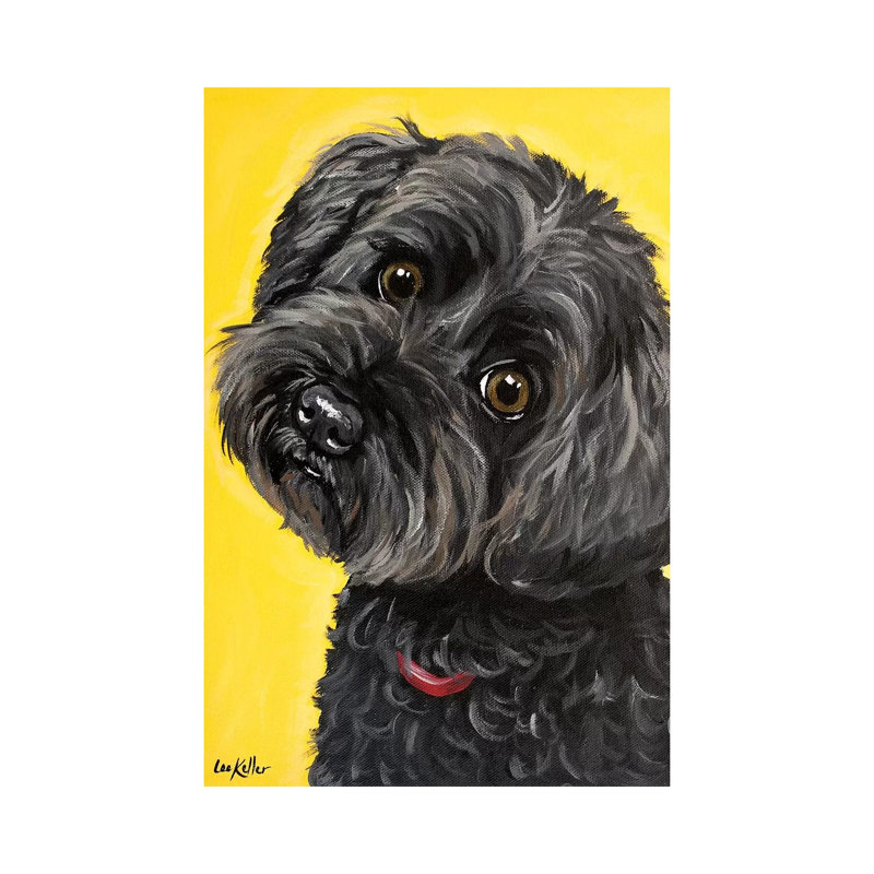 Millie Yorkie Poo by Hippie Hound Studios - Wrapped Canvas Painting, 20.32 cm H x 30.48 cm W