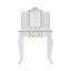 Teamson Kids Vanity Table and Chair Set with Mirror, Girls Wooden Dressing Table with Storage Drawer-35306718