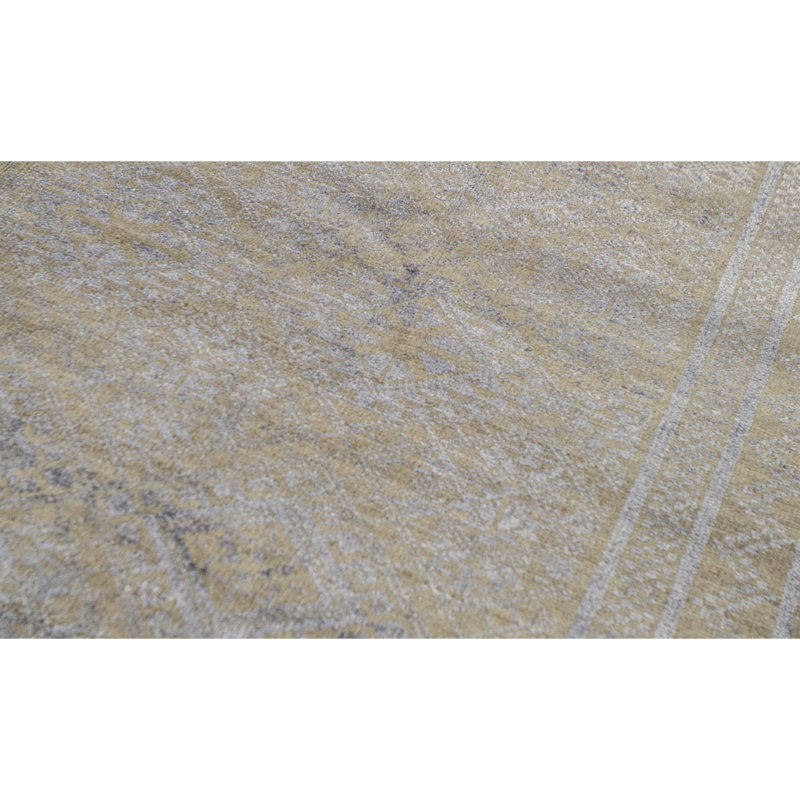 La Ciel Wool Damask Area Rug