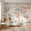 World Map Wallpaper Global Map Removable Nursery Map Wall Decor-1067895518-1067895331