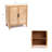 Triche Solid and Manufactured Wood 2-Door Accent Cabinet
