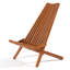 Jahzelle Eucalyptus Wood Folding Adirondack Chair Weather Resistant No Assembly-93547642