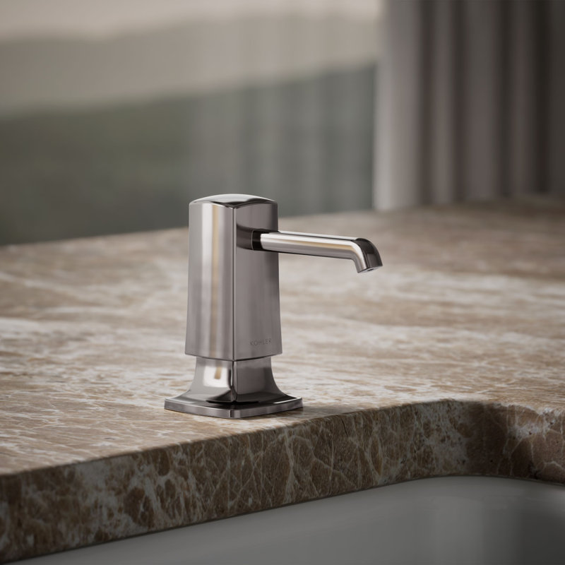 Graze Soap/Lotion Dispenser, Titanium